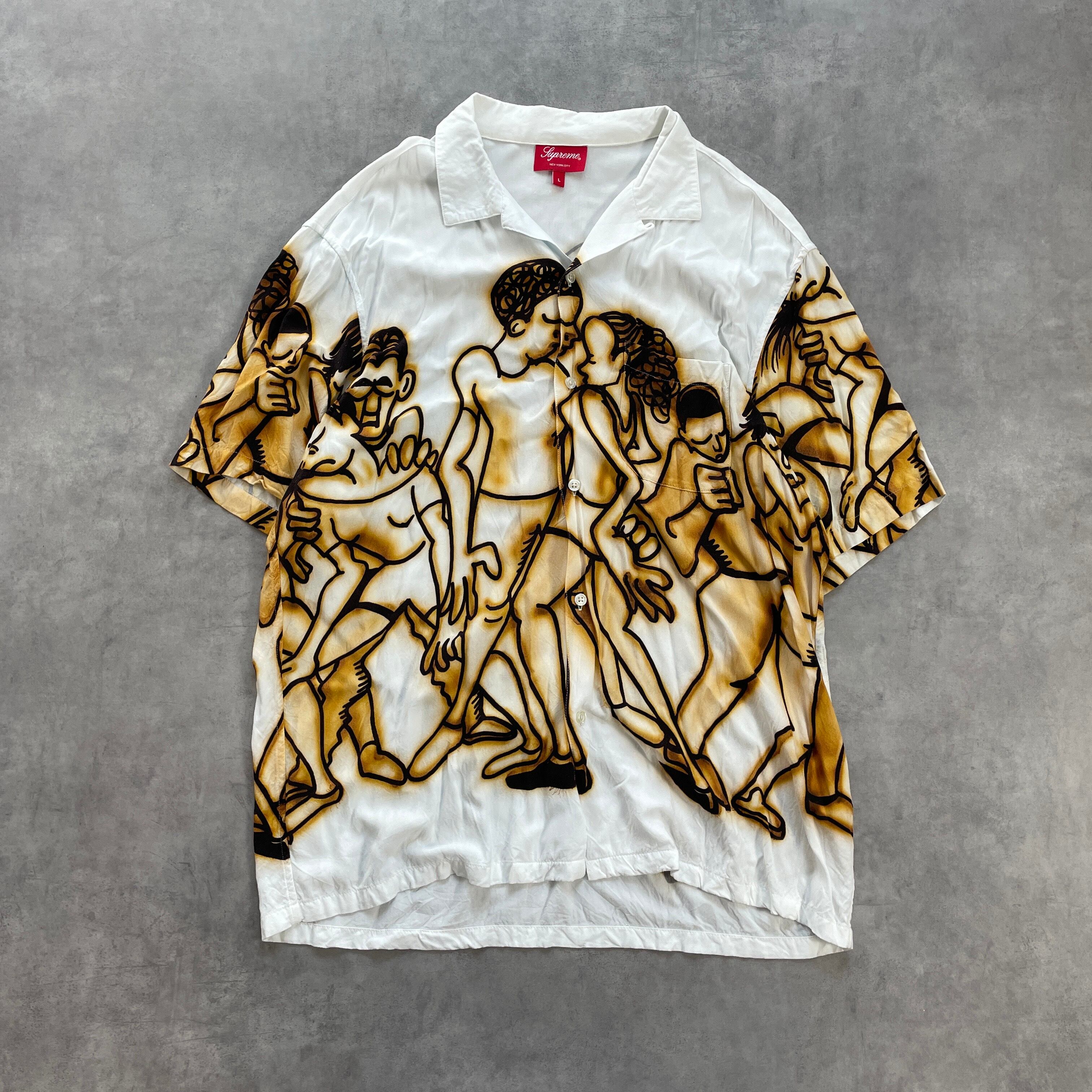 SUPREME 21SS Dancing Rayon 半袖 レーヨンシャツ