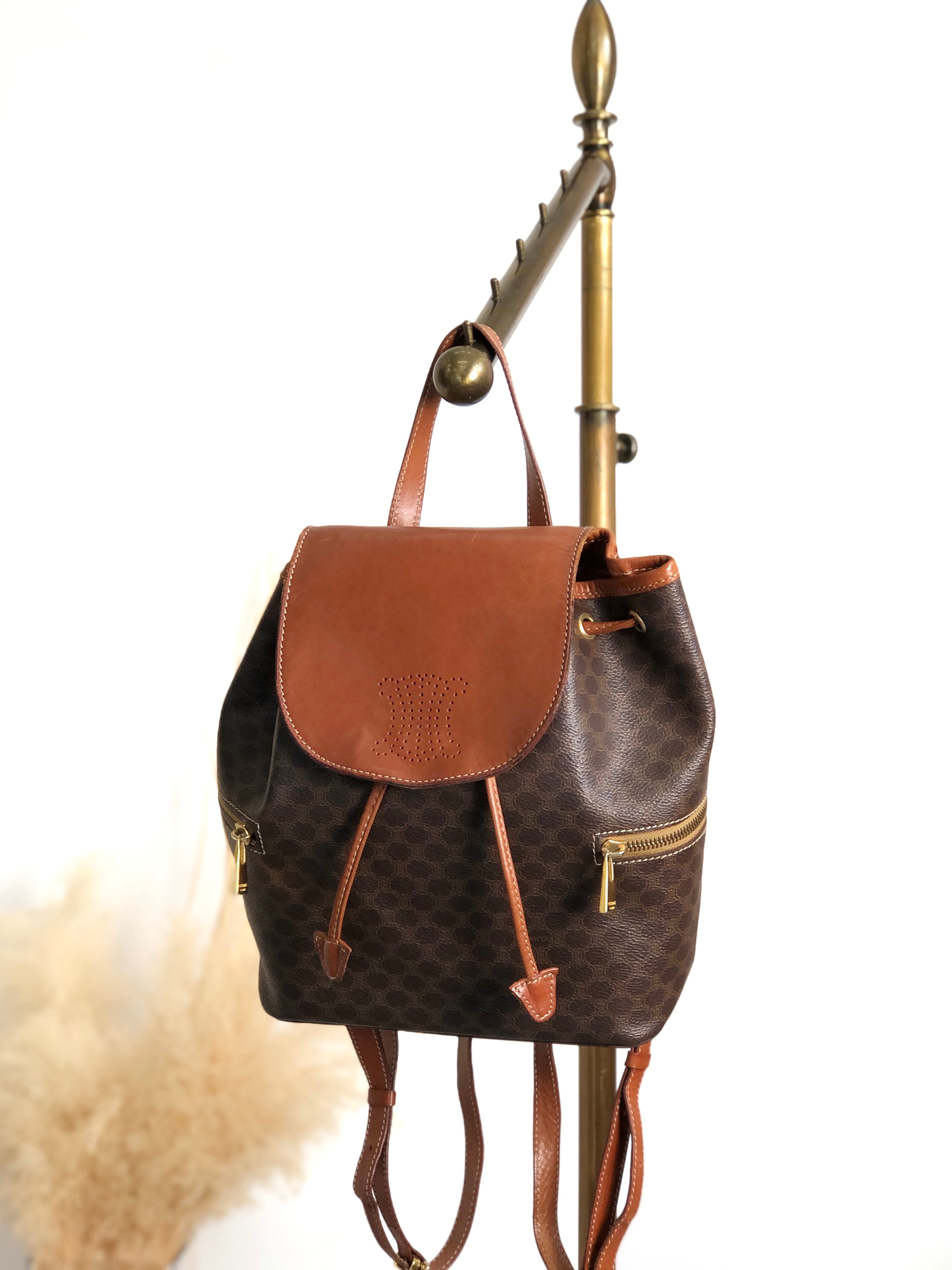 セリーヌ　2way ボストンバッグ　マカダム　トリオンフ　レア 美品〜良品】セリーヌ 2way ハンドバッグ トリオンフ マカダム - メルカリ