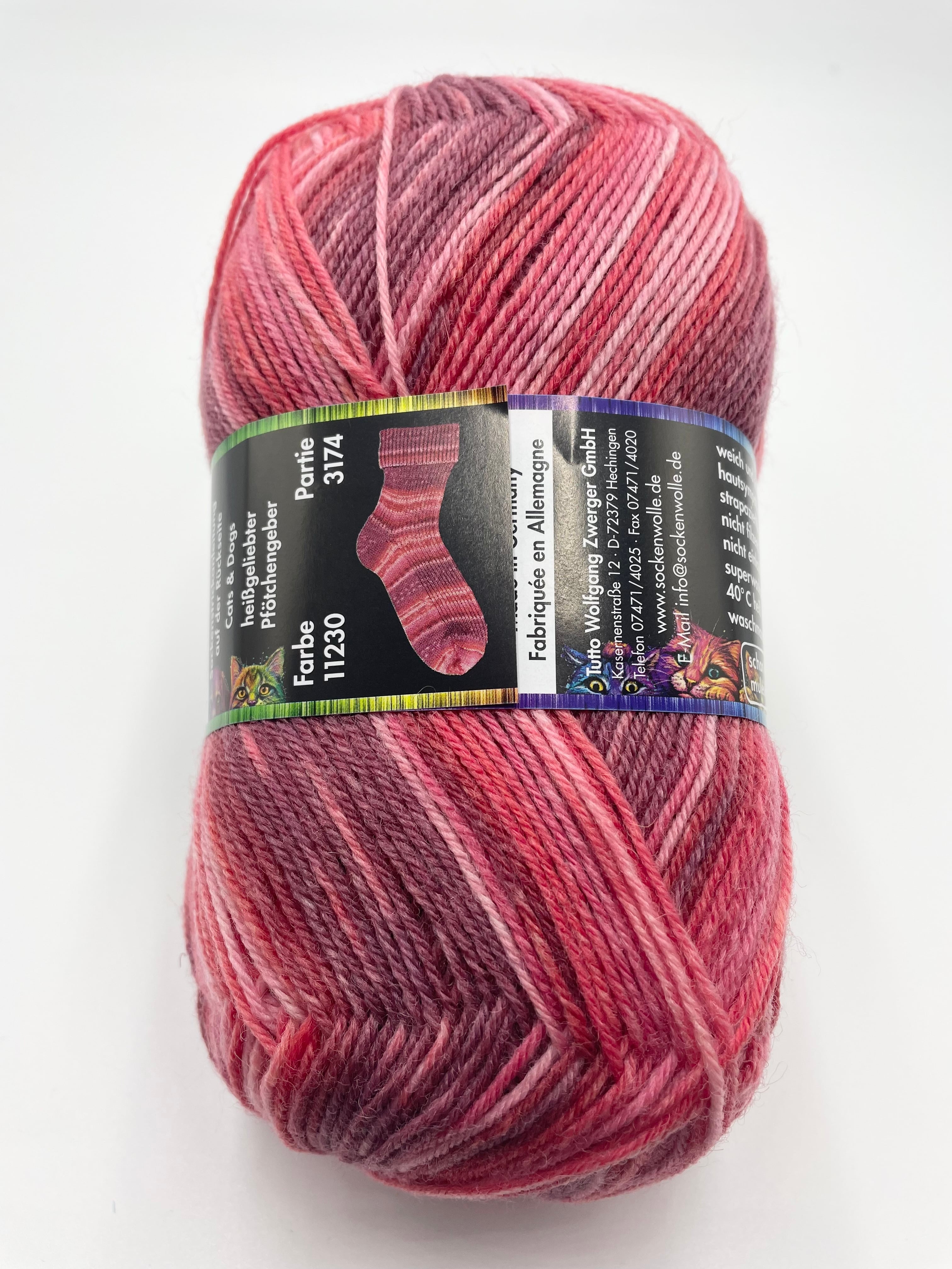 編む手が止まらない毛糸！Opal 『キャッツ＆ドッグ』11230　4ply/4本撚り