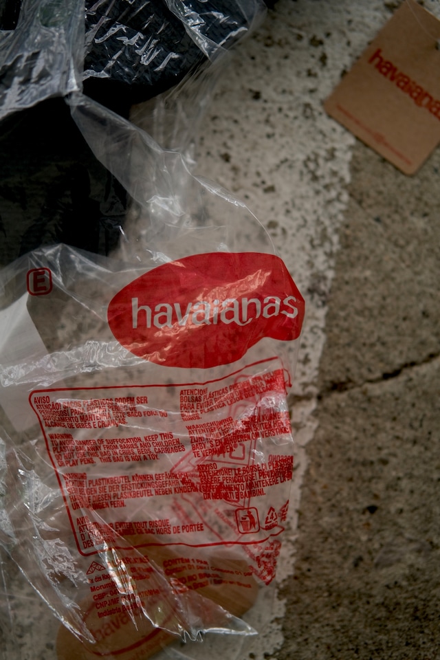 Utah/"havaians" TOP beach sandal/black