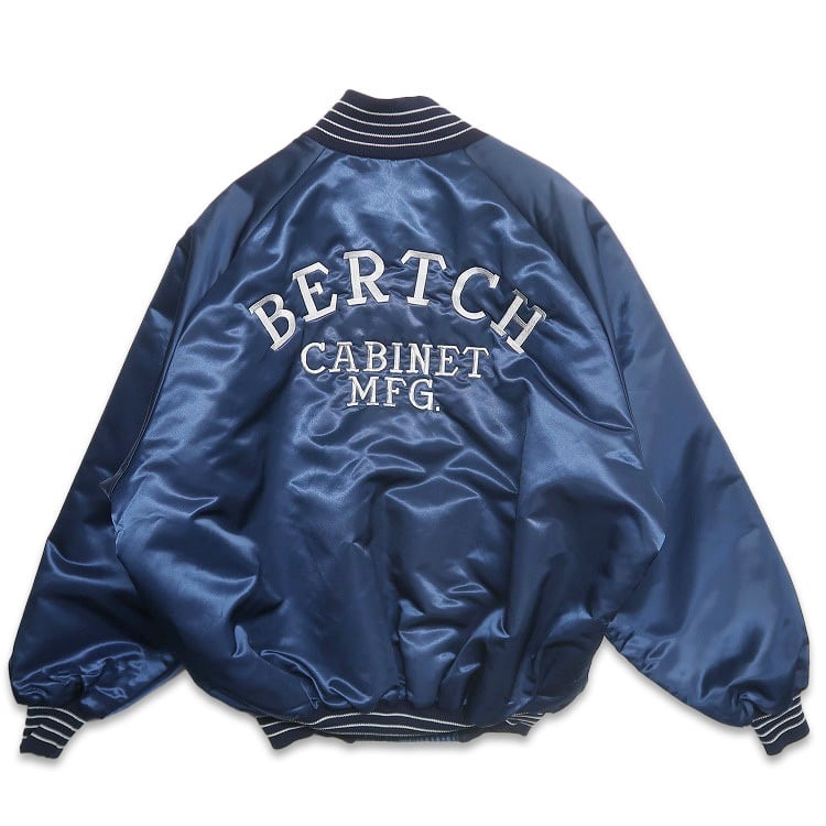 古着 DeLONG 中綿キルティング ナイロンスタジャン ナイロンジャケット