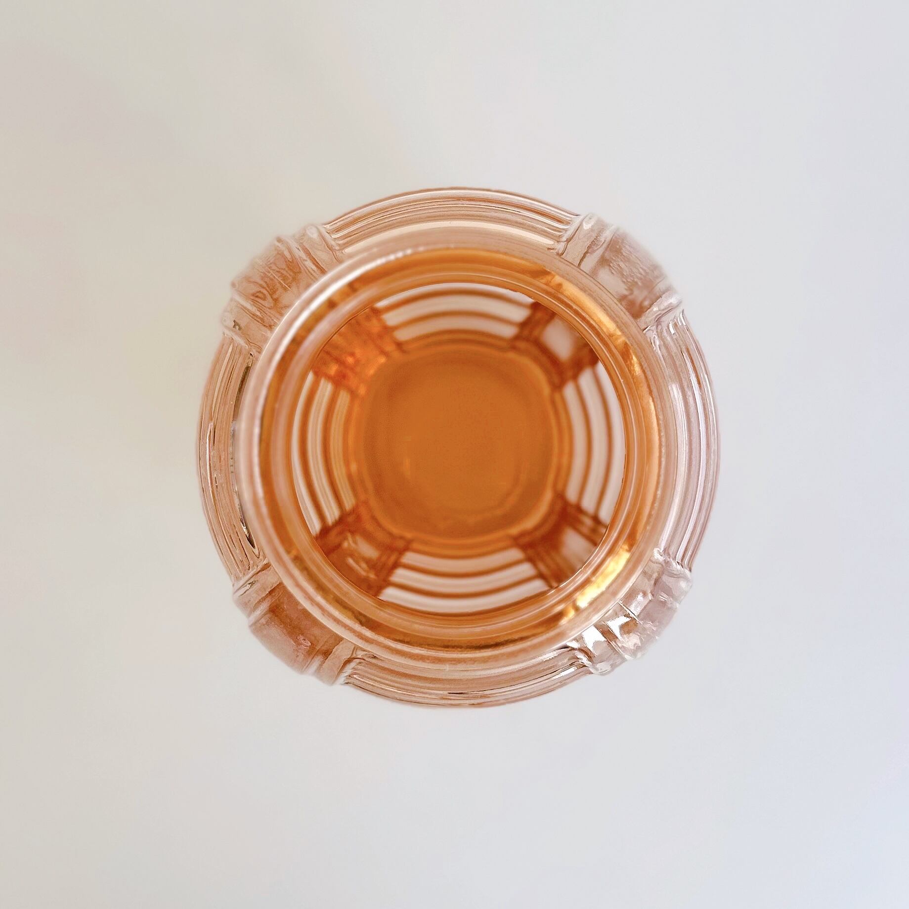 Art Déco アール・デコ ピンクガラス フラワーベース 花瓶（フランス