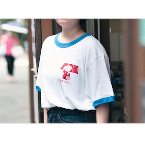 銭湯ぐらしウェア【のれん リンガーTシャツ】