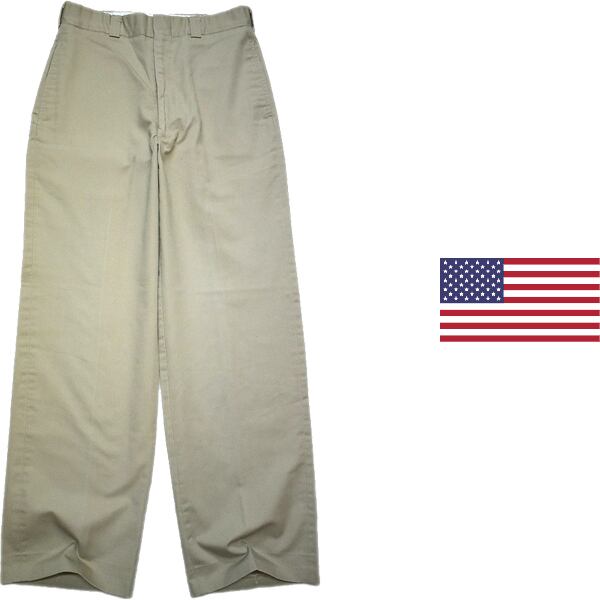 1点物◇アメリカ軍DSCPチノパンUSA古着30RメンズレディースOK