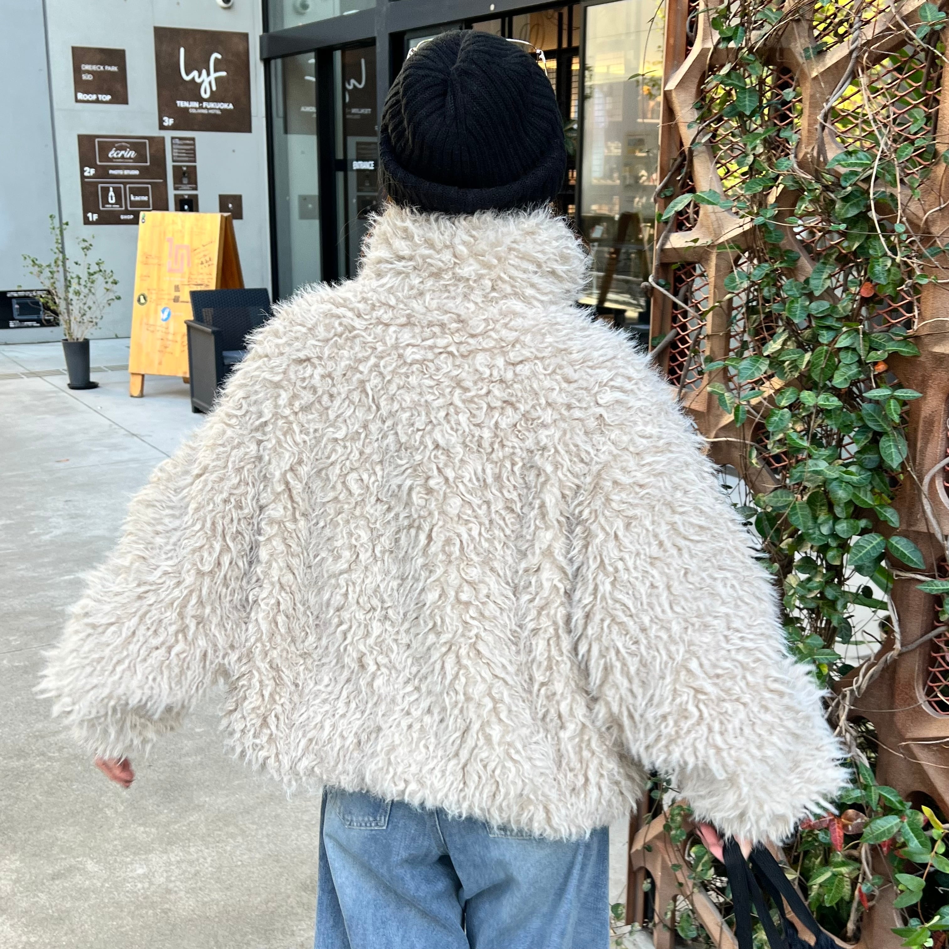 ミックスシープファーブルゾン※一部予約商品です※【p246987-z】宅配便