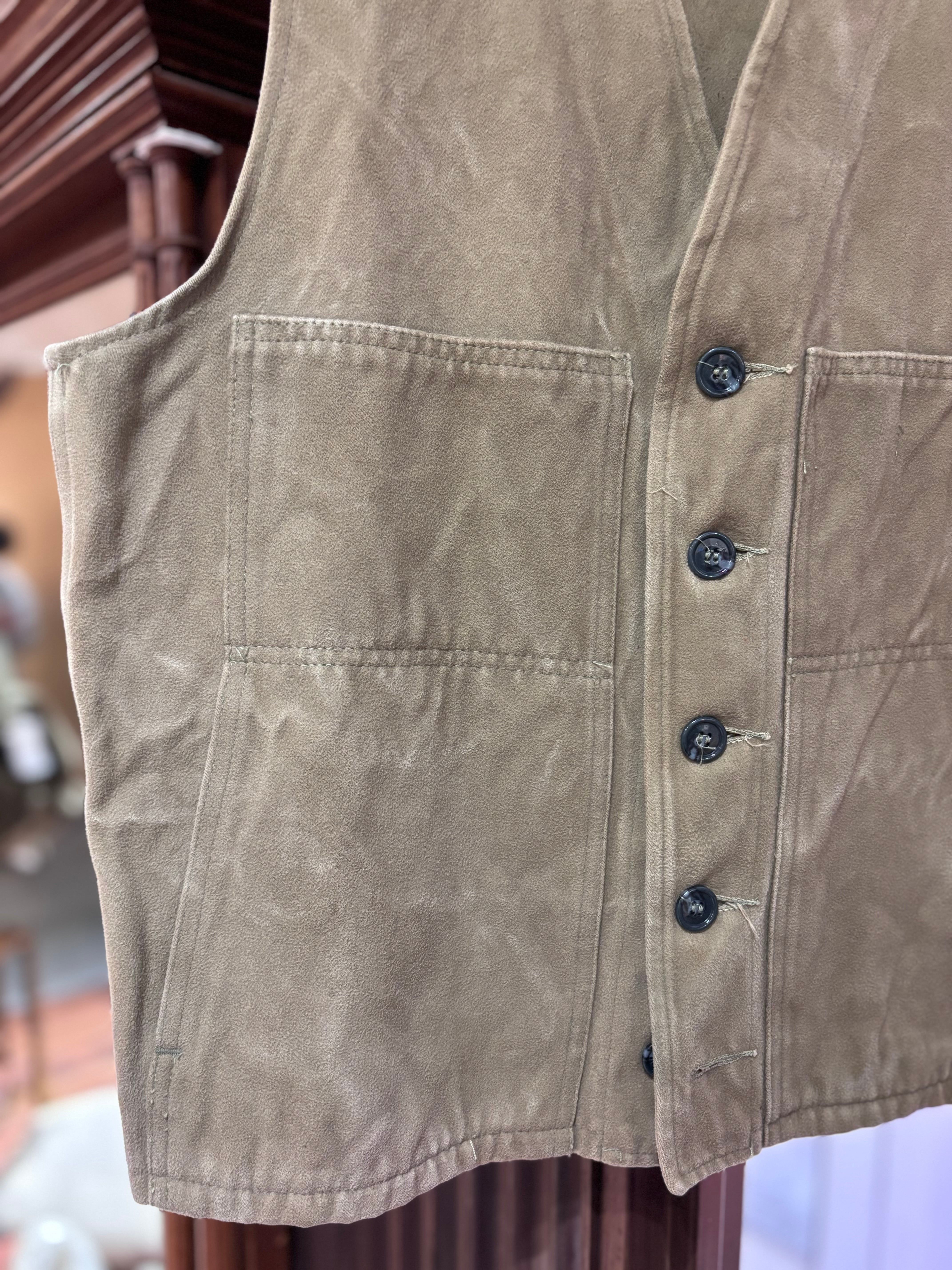 OLD FILSON MOLESKIN VEST | STRAYSHEEP ONLINE