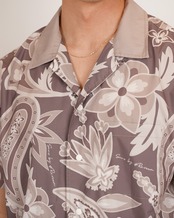 【SUNS】PAISLEY PATTERN OPEN COLLAR SHIRTS［RSS025］