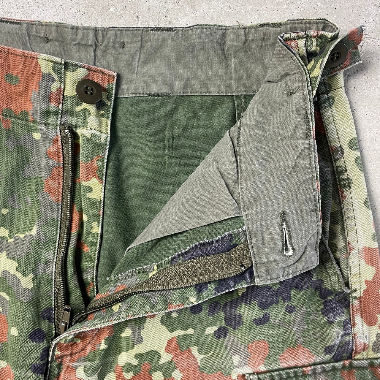 00年代 ドイツ軍 フレクターカモ カーゴパンツ メンズW31相当 古着 00s 