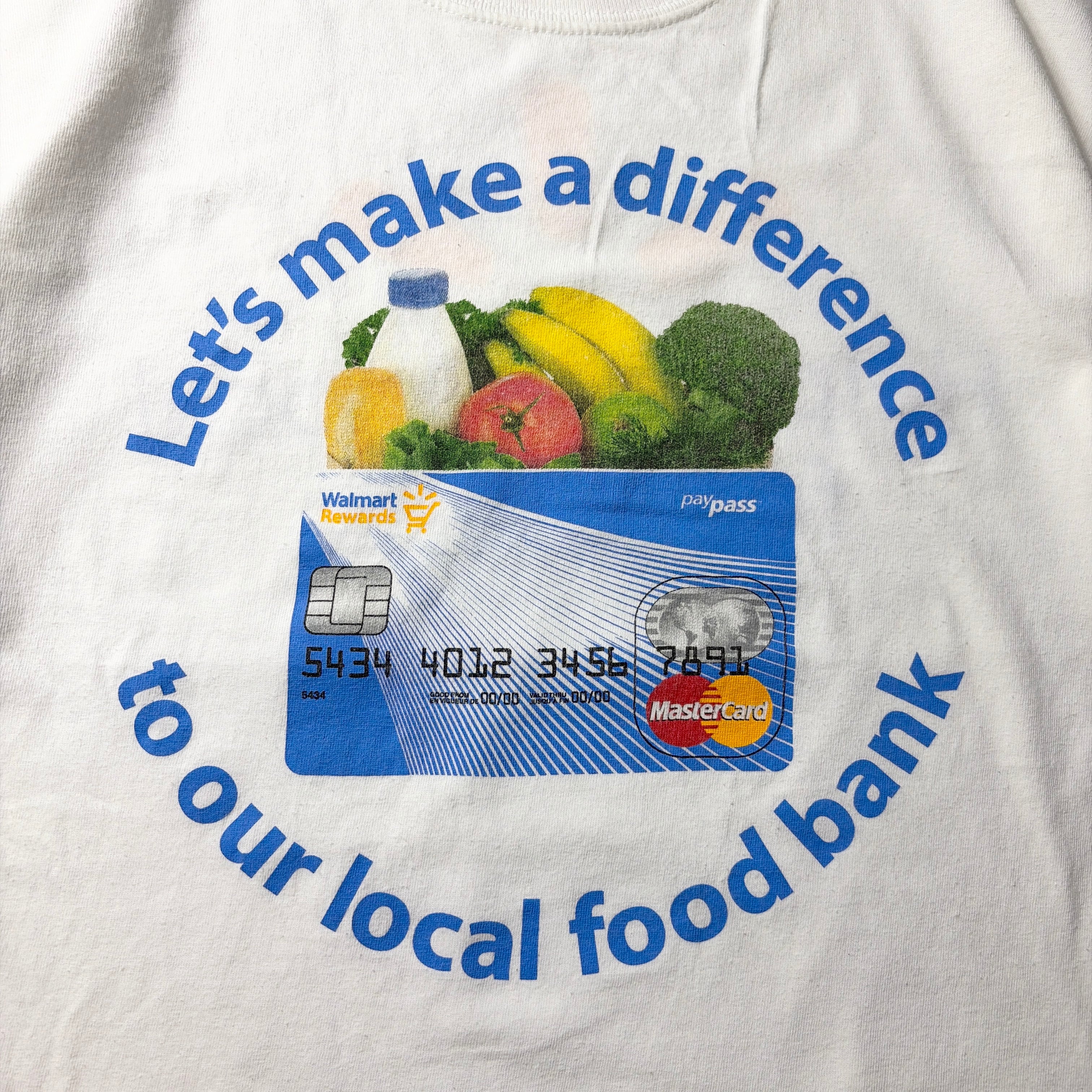 00s Walmart Food Bank Promo Tee