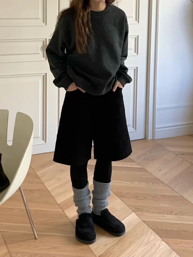 (予約) LIFFEY / Corduroy half pants 2color