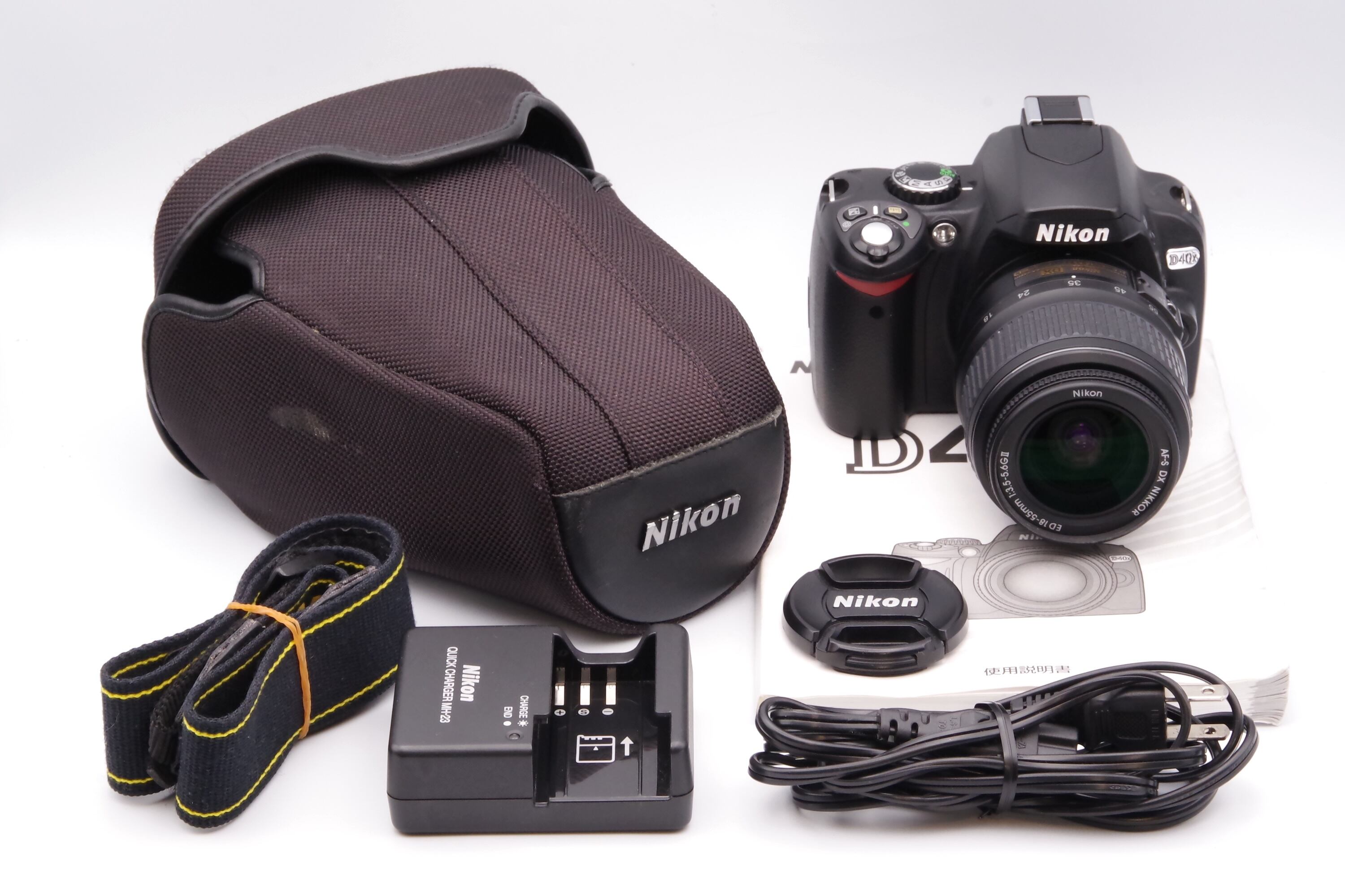 ニコン Nikon 18-55mm D40 AF-S NIKKOR DX ED F3.5-5.6 + II 美品 G f3 