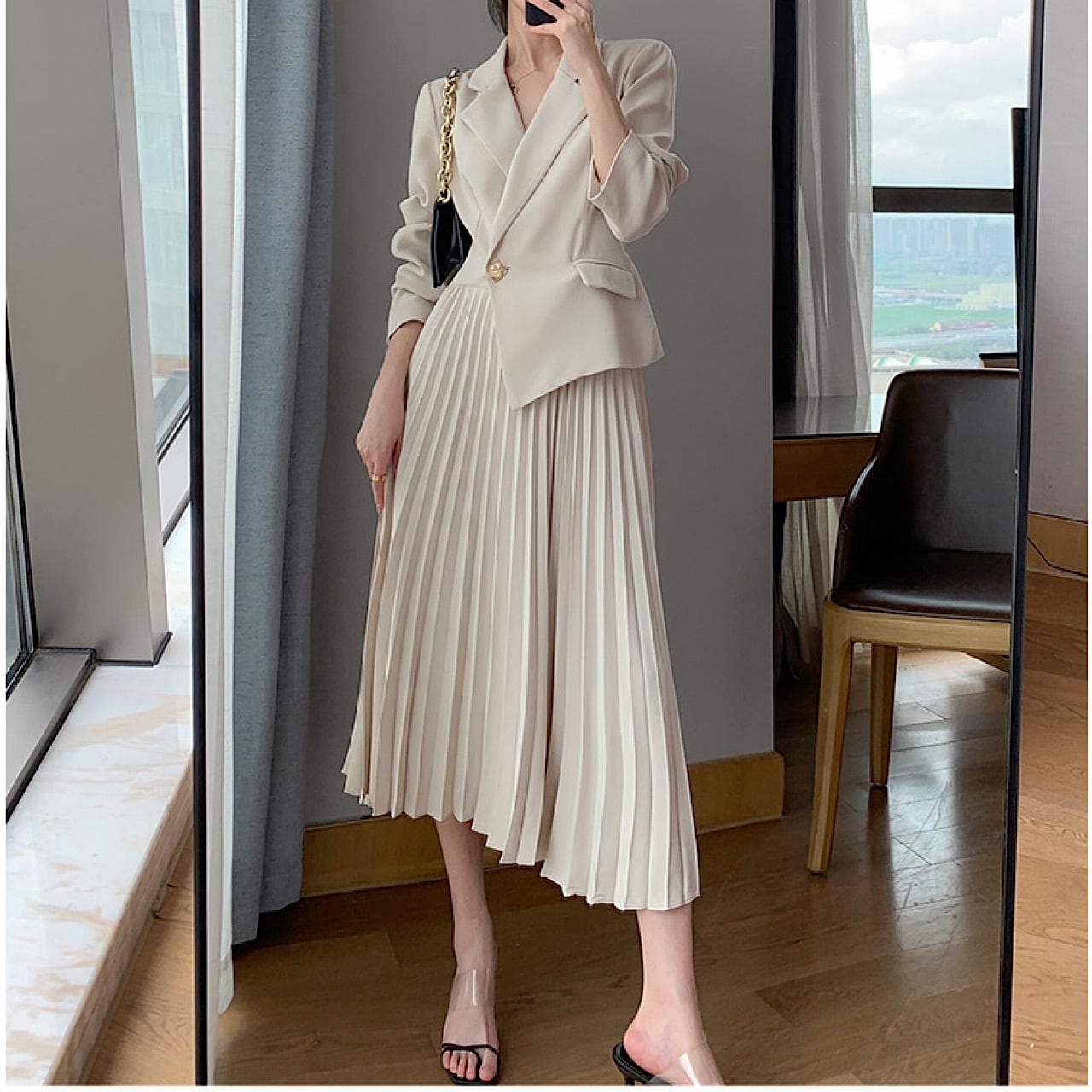 フォーマルスーツ ホワイトワンピース YH8380