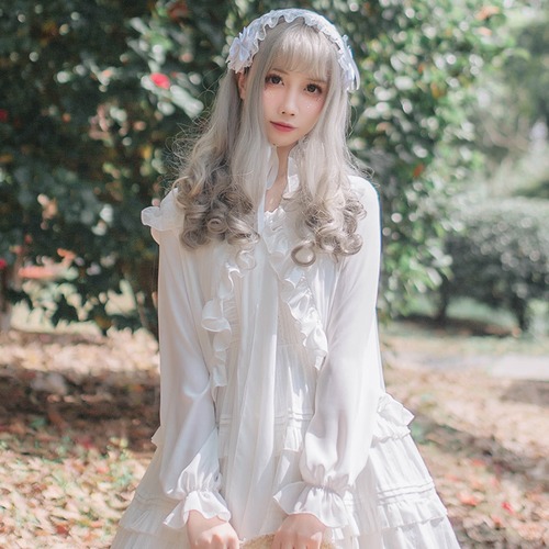 ✞✝✞ 甘めボレロフリルシャツブラウス スウィート ✞✝✞ ゴスロリ SM ミリ 甘ロリ クラロリ 和ロリ エレガント 黒ロリ 姫ロリ 華ロリ 春 夏服 秋服 冬服 CC-CC7324287