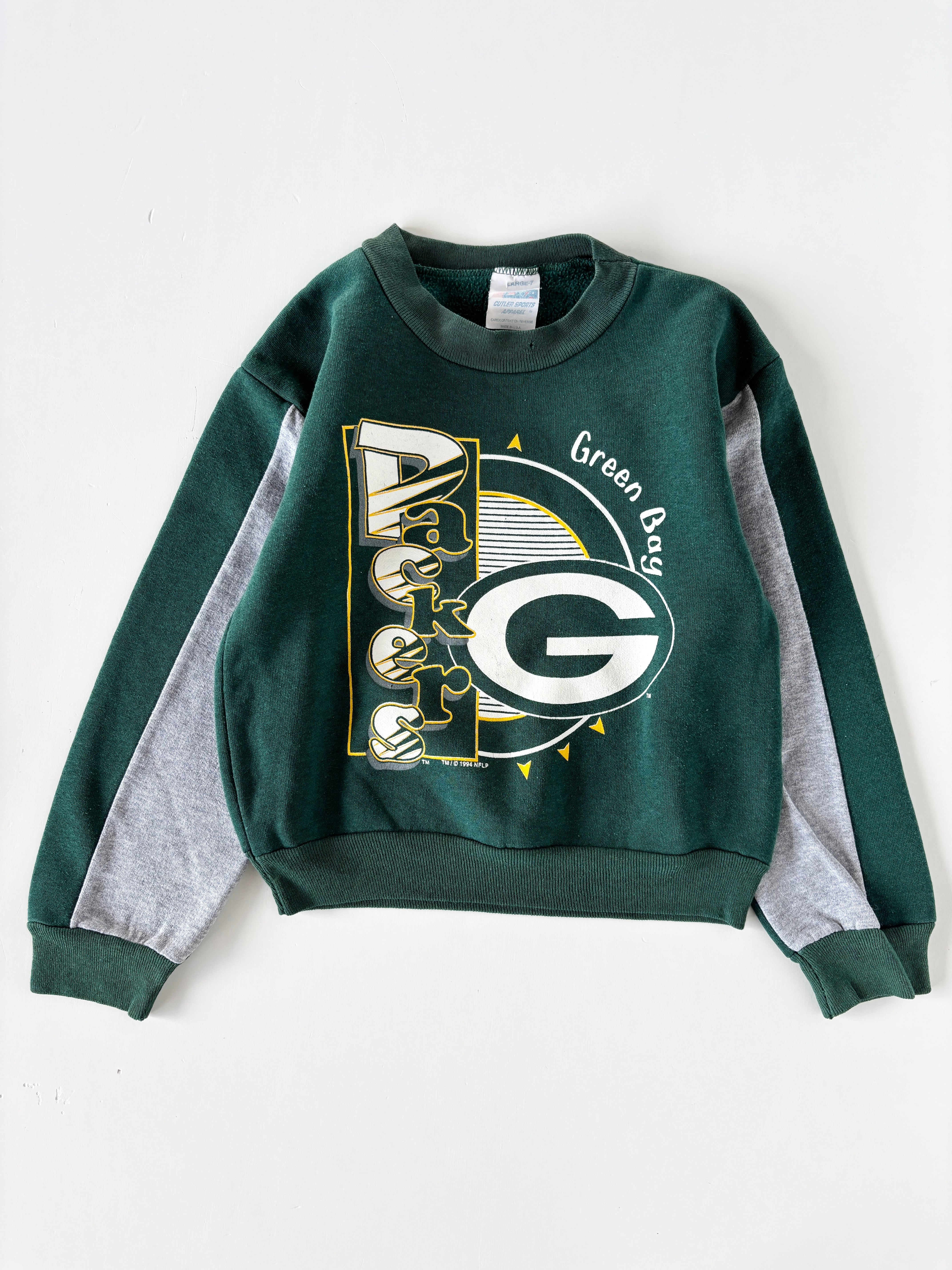 【5-6T・vintage】USA製 Packersスウェット