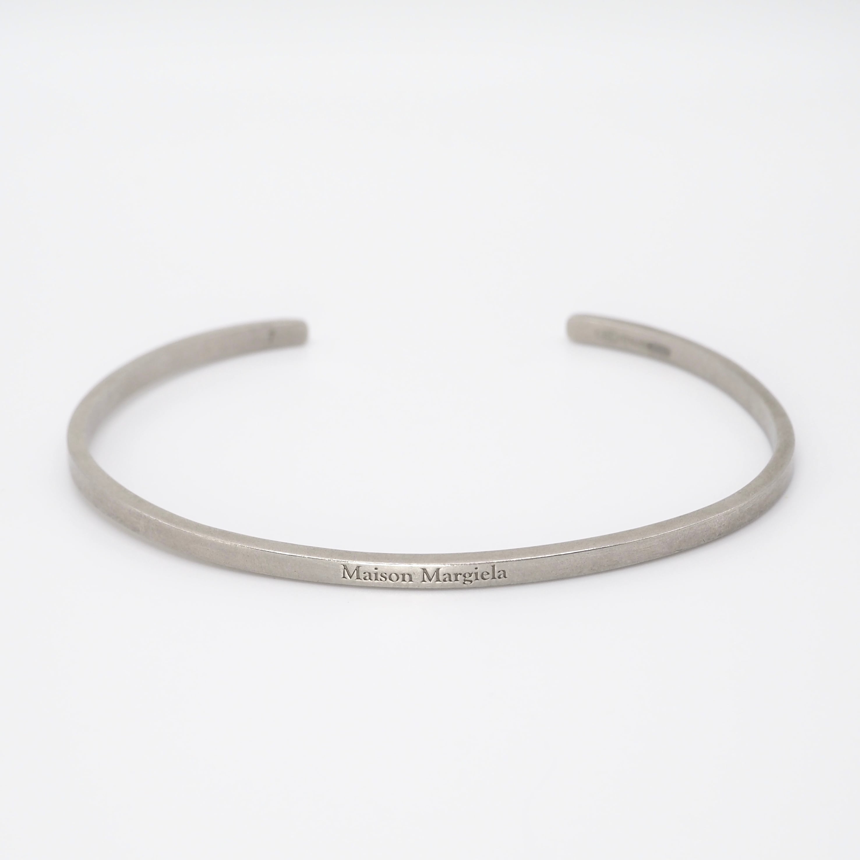 Maison Margiela ロゴバングル シルバー925 メゾンマルジェラ