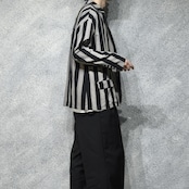 cotton stripe easy tailored jacket
