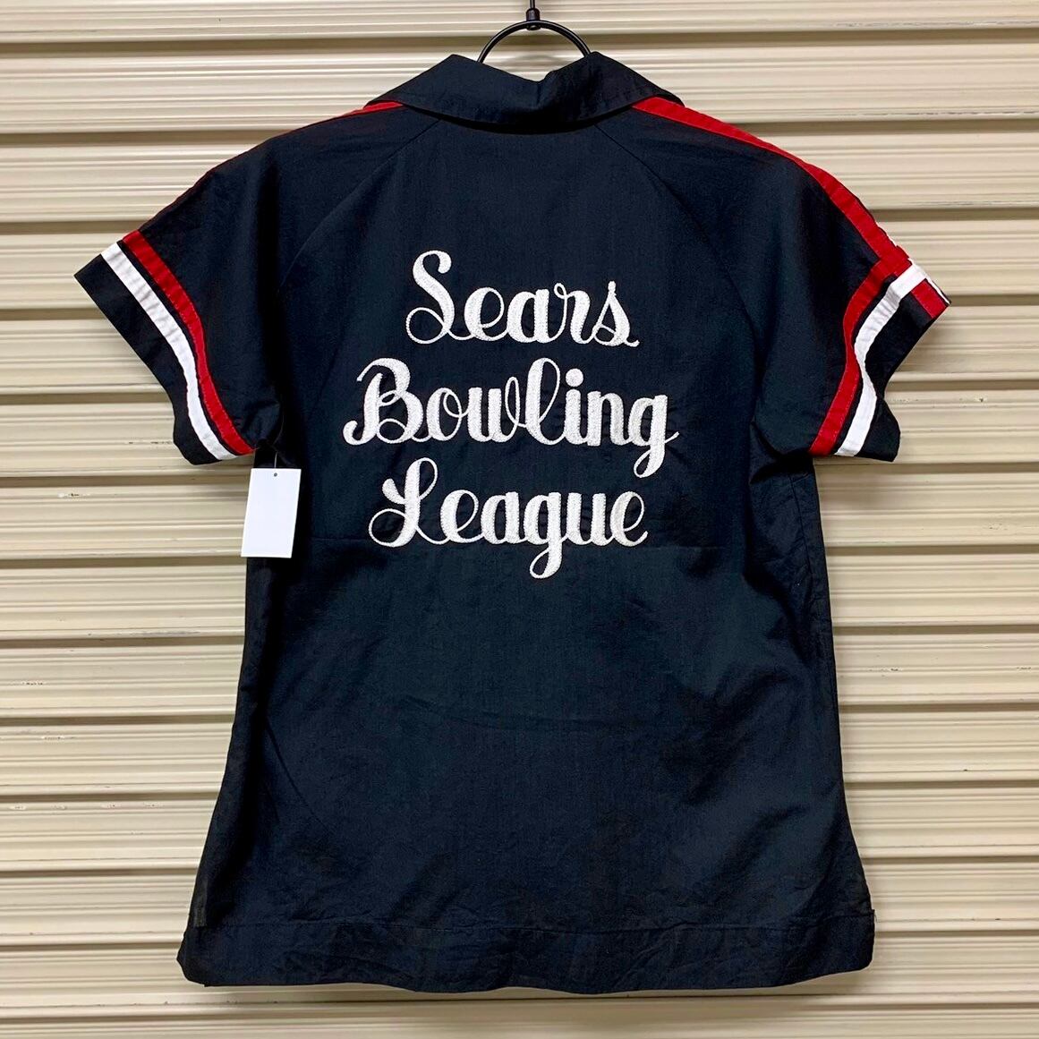 70s King Louie キングルイボーリングシャツ ネイビー ヴィンテージ 70s 70年代 キングルイ 半袖 紺 ネイビー 白 ホワイト オープン