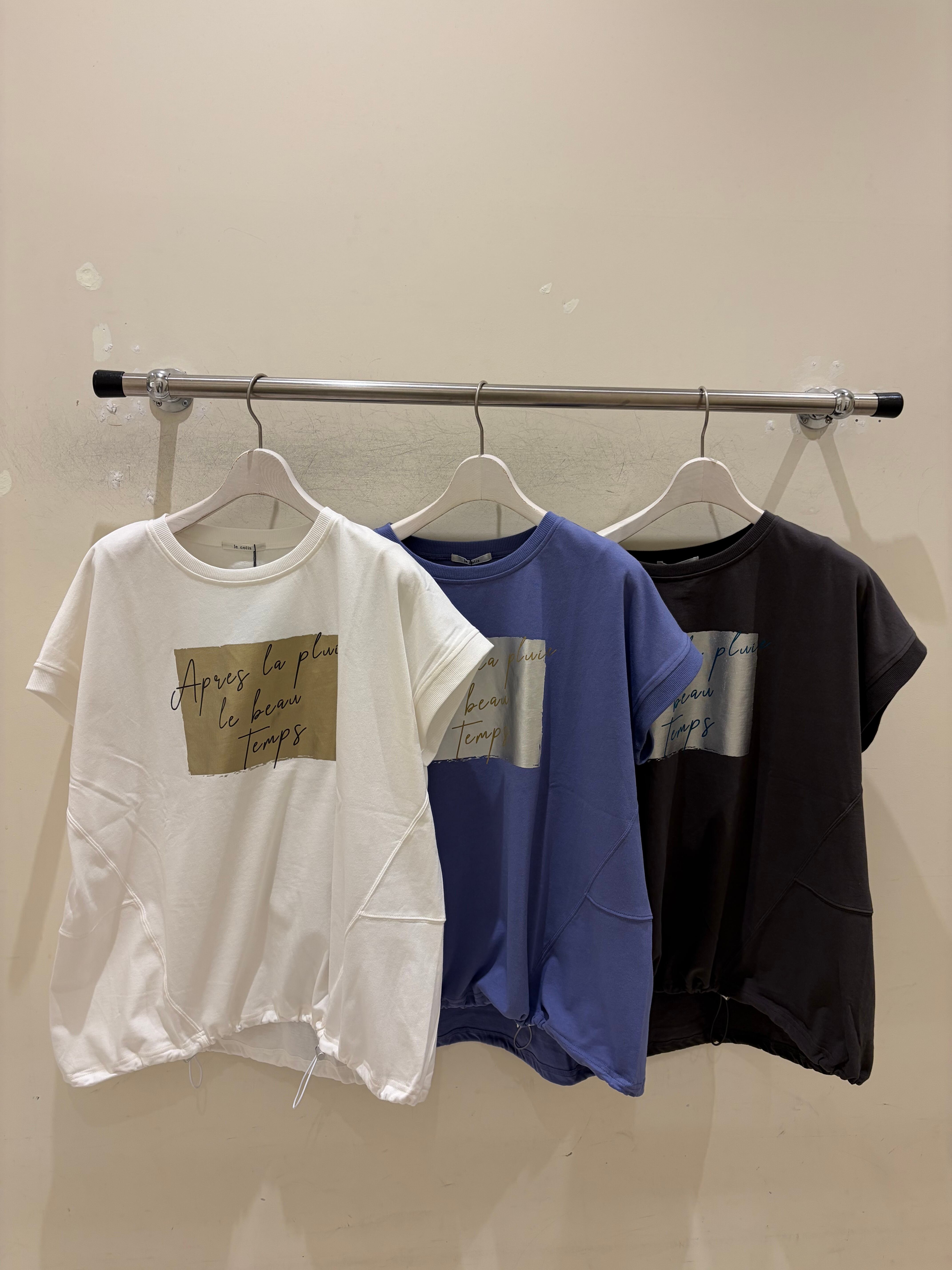 裾ドロストチュニック半袖 6644594/le colis