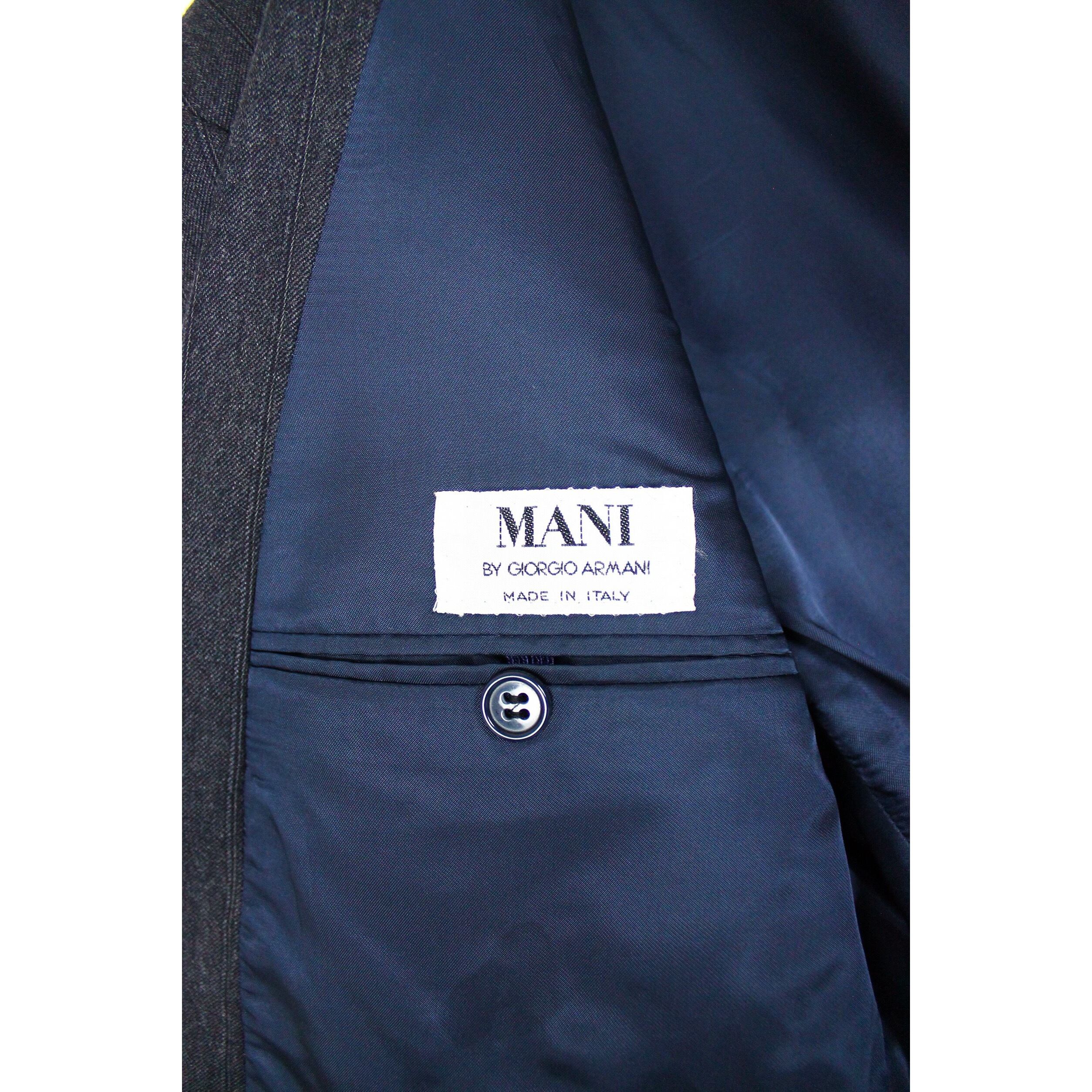 MANI by GIORGIO ARMANI ダブルブレスト ピークドラペル テーラード