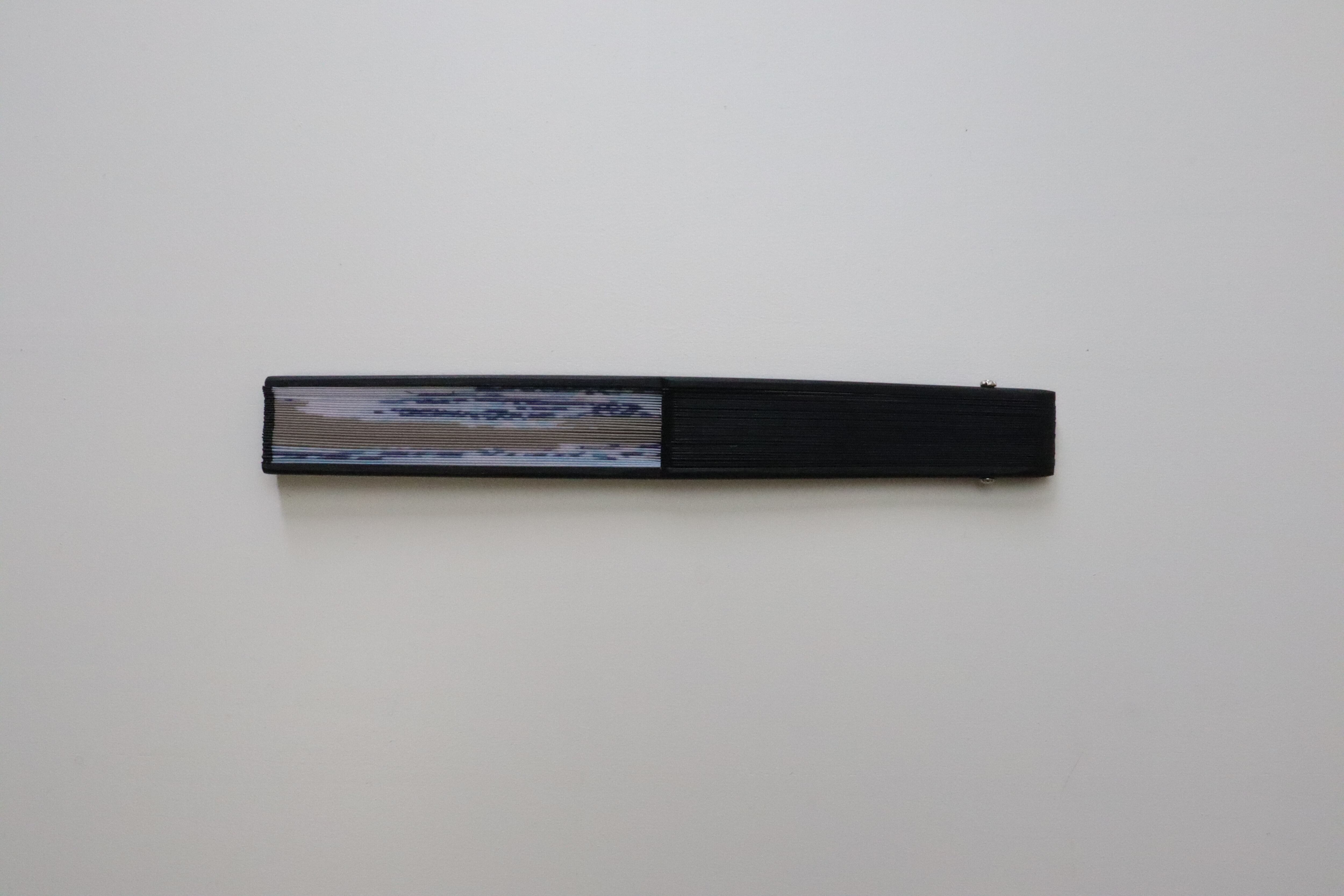 some-pri 布扇子 「北斎波」ベージュ | 染工房ユキヤオンラインショップ