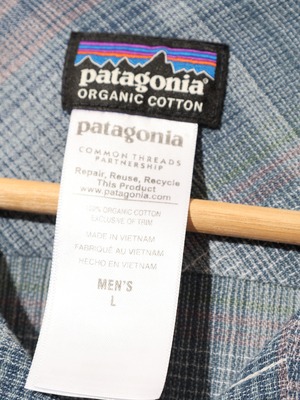 極美品 L 15年 Patagonia Long-Sleeved A/C Shirt オンブレ 長袖 パタゴニア