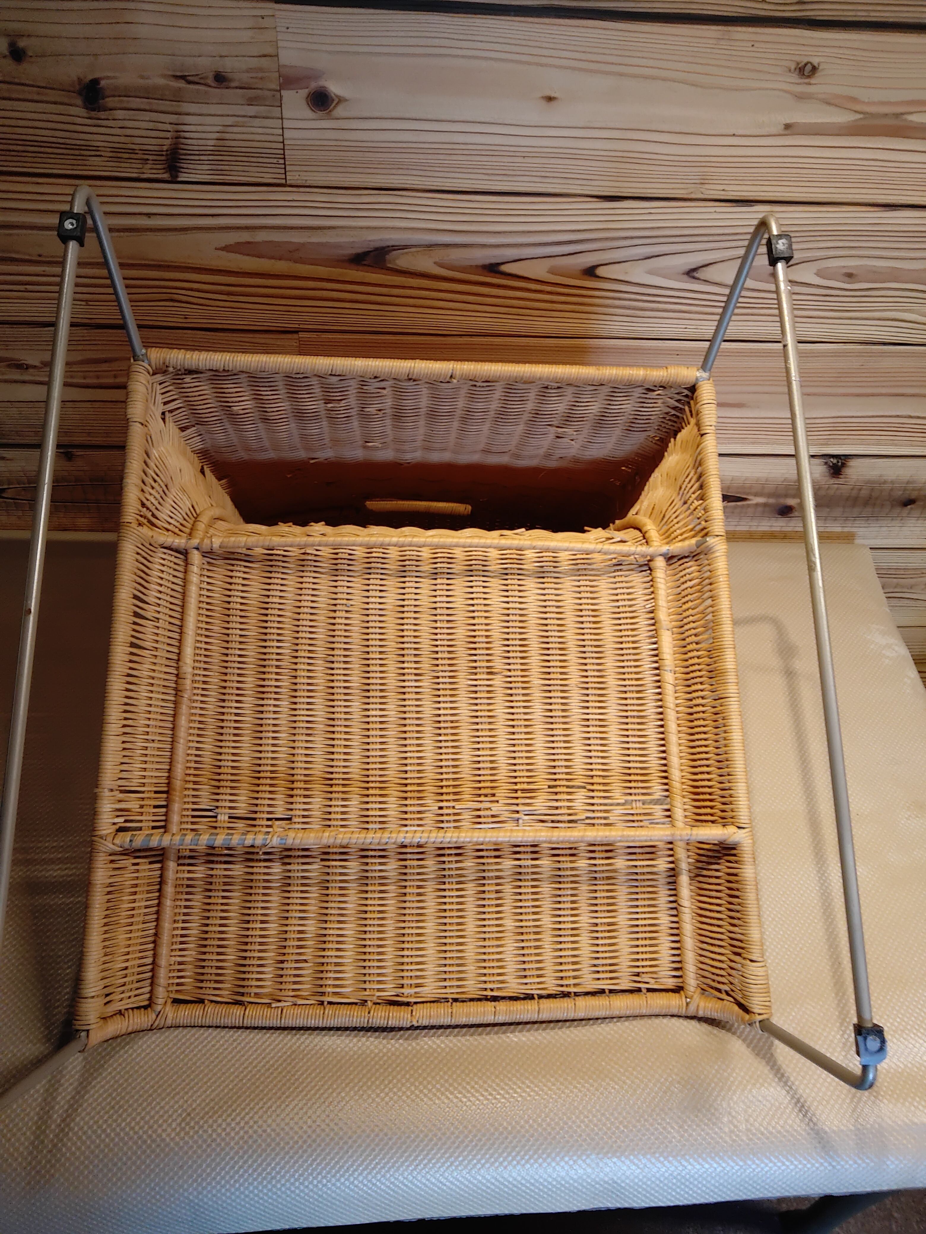 古いラタンの座椅子 藤のチェア | carpRepair