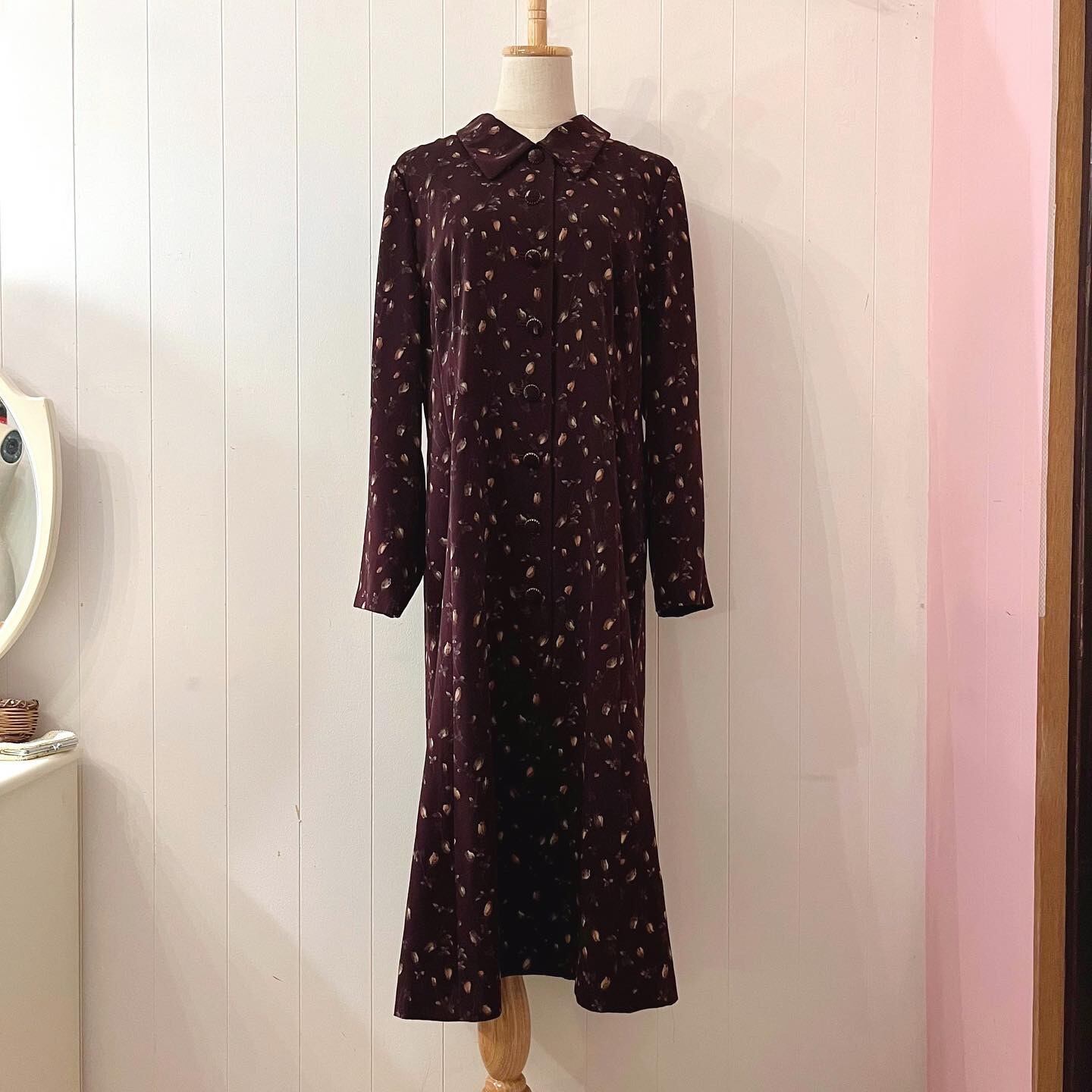 chocolate brown rose over one-piece