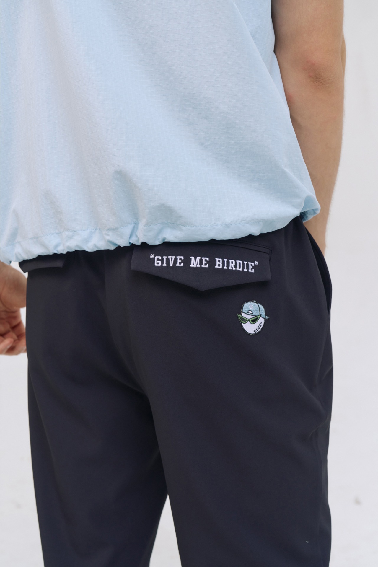 GOXO ゴーエックスオー ギブミーバーディワンタッチスラックス ネイビー