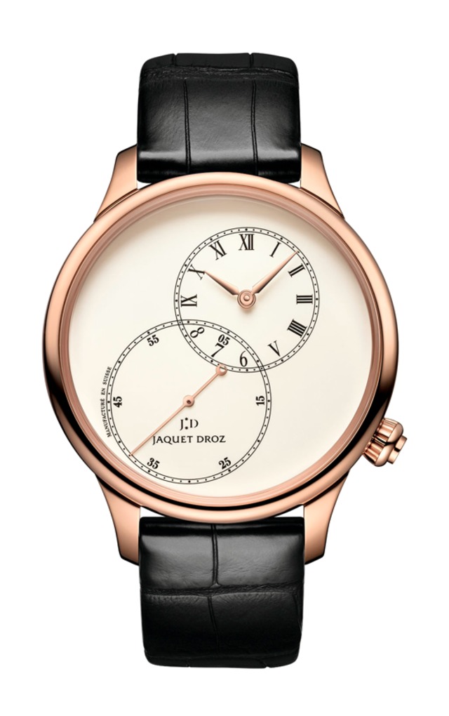 【JAQUET DROZ ジャケ・ドロー】GRANDE SECONDE OFF-CENTERED 39mm　グラン・セコンド オフセンター（アイボリーエナメル）／国内正規品 腕時計