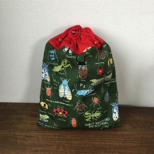 入園・入学（お着替え袋、昆虫柄）
