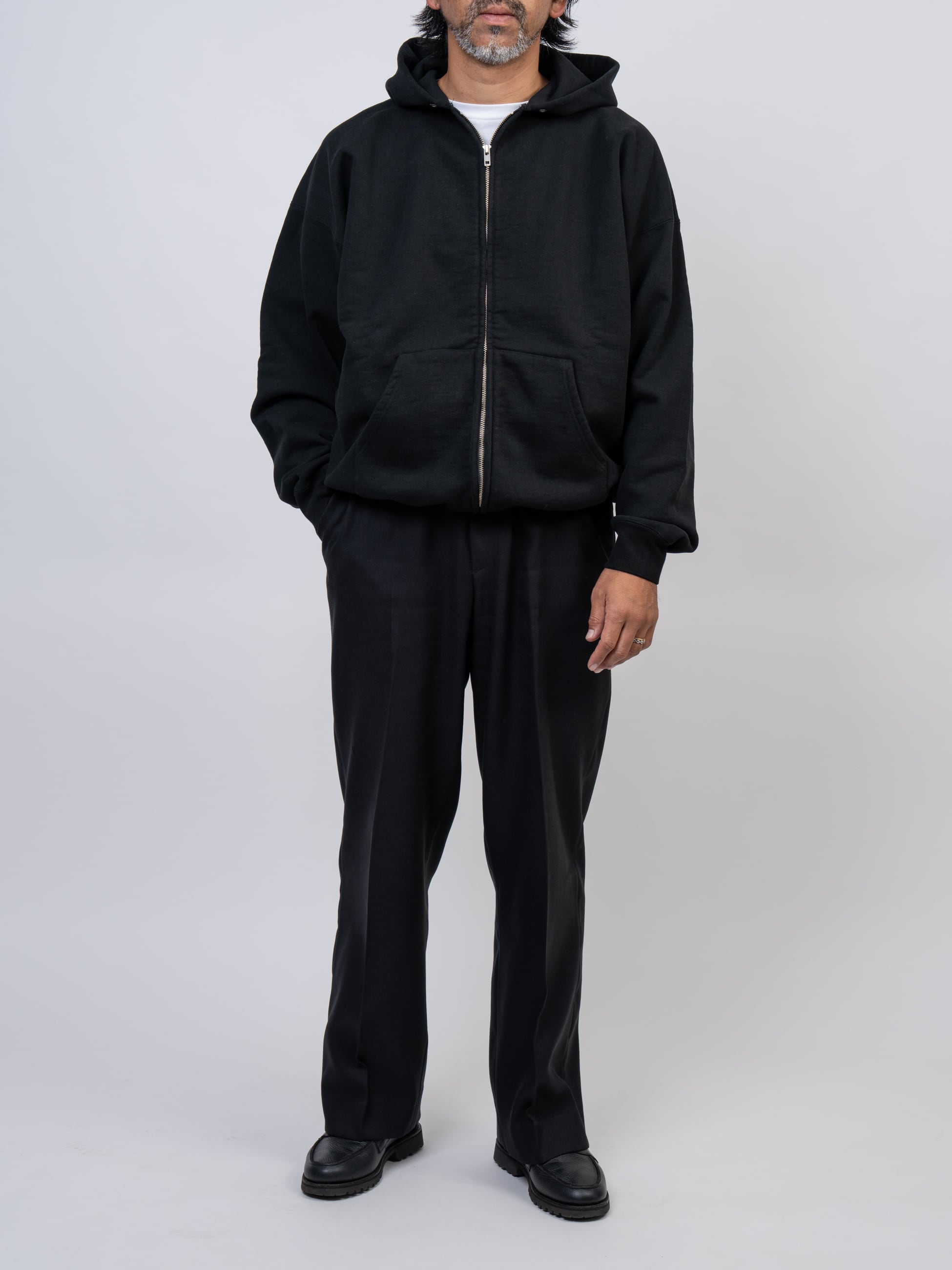 Original Fabric Basic Zip Hoodie (black) | OVY