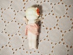 JAPANビスク　赤色リボン・ピンク服女の子（鼻欠け） 画像12