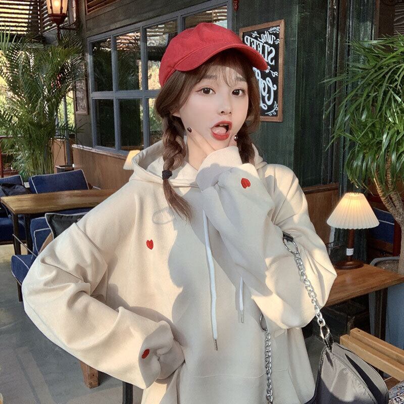 ブラウス スプリングオータムルーズフードウィンターセーター ジャケット 大人ガーリー スウィート キュート カジュアル 春物 秋物 冬物 萌量不足7539012598