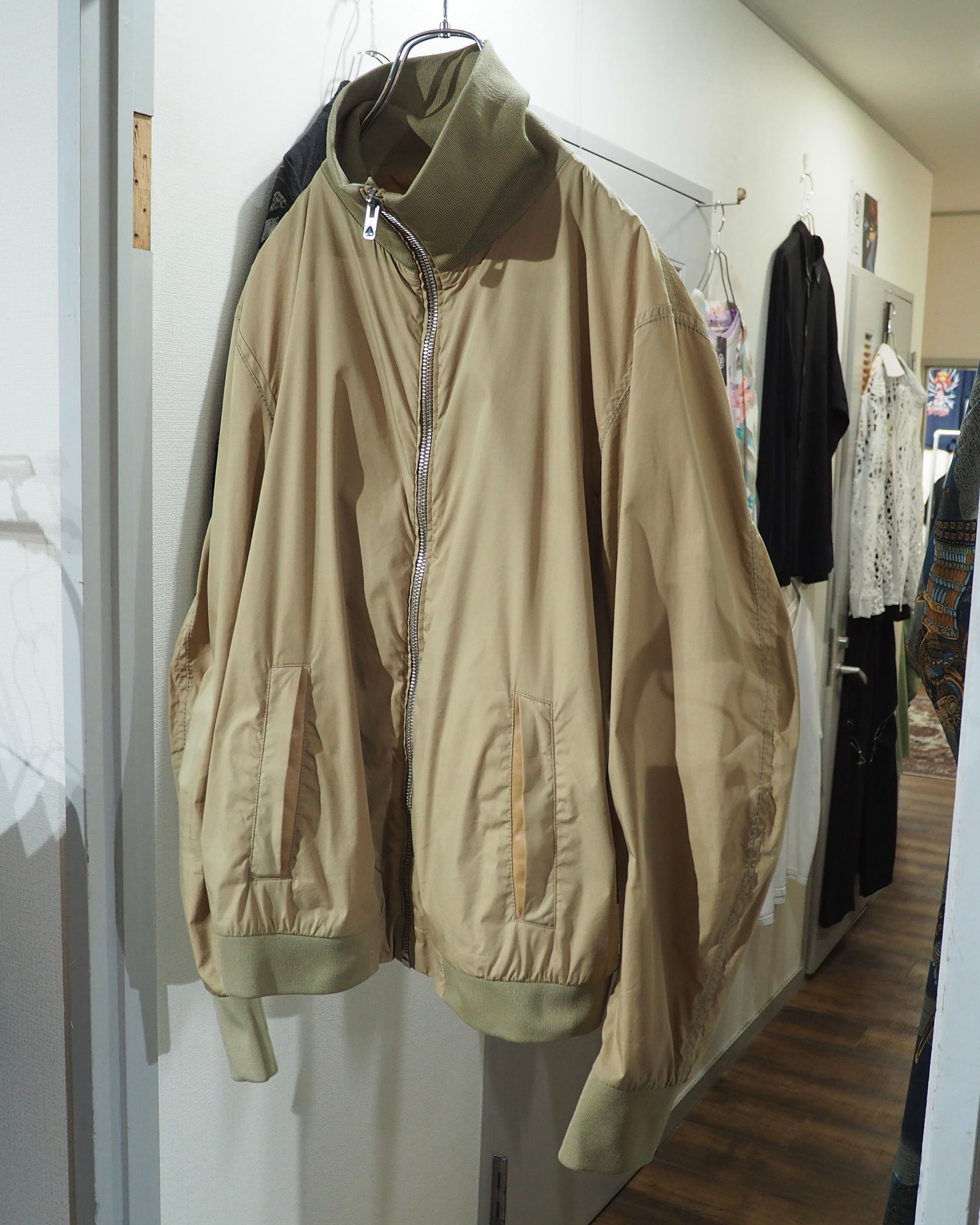 " DIESEL BLACK GOLD " Different materials Switching High neck Track jacket (Made in Italy)