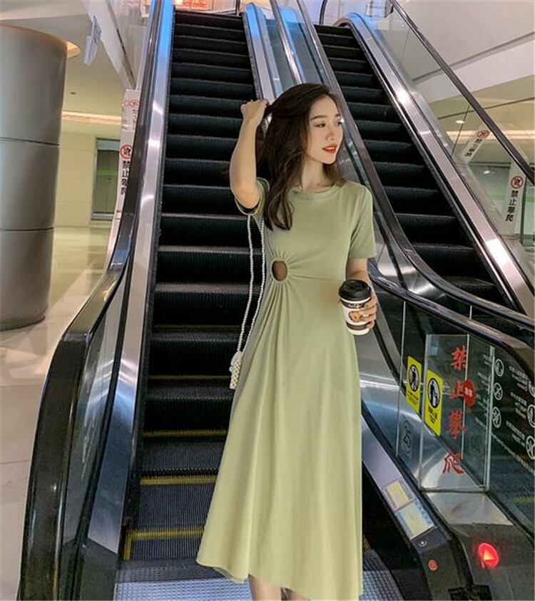 春コーデにぴったり トレンド カジュアル ニットワンピース 中・長セクション sweet系 ワンビース