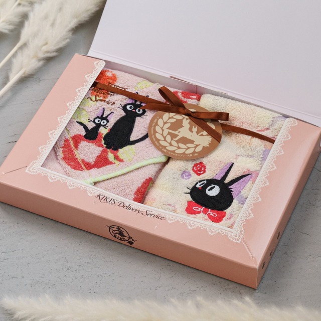 魔女の宅急便　タオルギフト　ウォッシュタオル2枚セット（スウィートブリザーブ/9703）