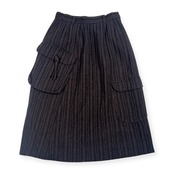 慈雨 ジウ ストライプ デザイン スカート 40/ブラウン系 レディース センソユニコ
