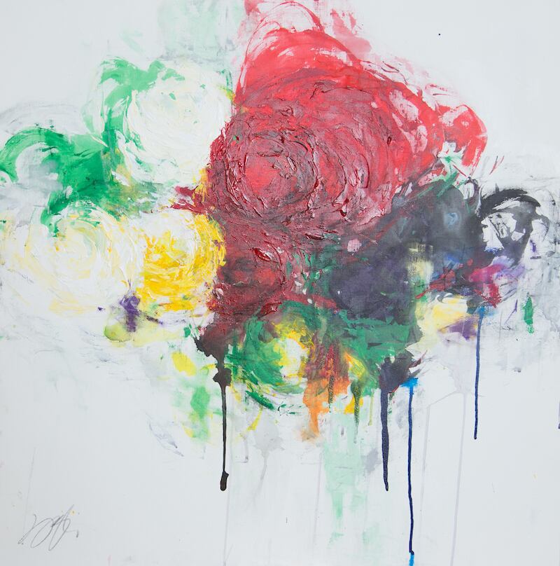 Floral No,3 / 花の現代アート作品 絵画販売 | TOMOYA GALLERY STORE