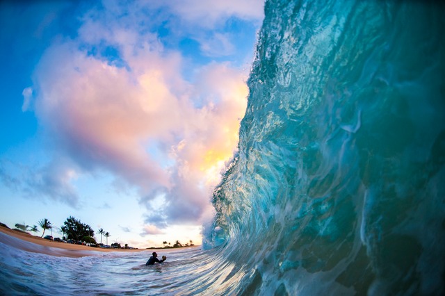 【メタルプリント300×400mm】Sandybeach shorebreak madness