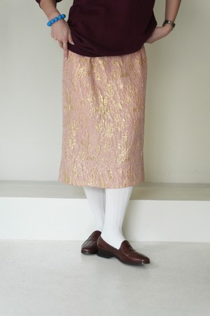 70s jacquard skirt