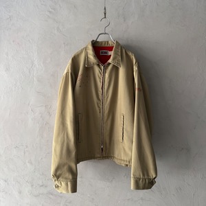 -BIG MAC- 80's Band Paint Fleece-Lined Work Jacket