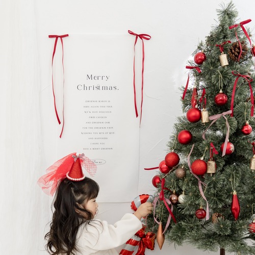 "[10%off]Christmas sale12/12 12:00~12/15★再販即納"[Tatenaga Merry Christmas] クリスマスタペストリー : christmas tapestry クリスマスツリー タペストリー クリスマス　シンプル　simple　メリークリスマス