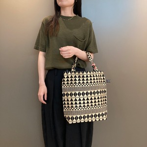Bindu【ビンドゥ】トライバルジャガード 縦型スモールトートバッグ  (BBB-2094TRIBAL)
