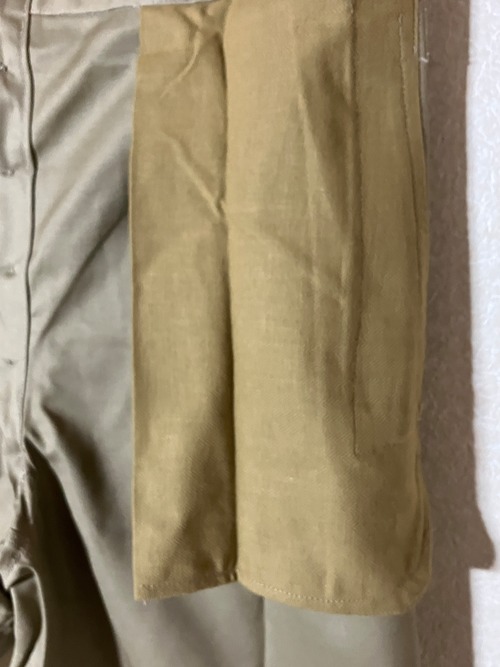 DEAD STOCK ITALIAN ARMY 70’S 2PLEATS CHINO SHORTS 7