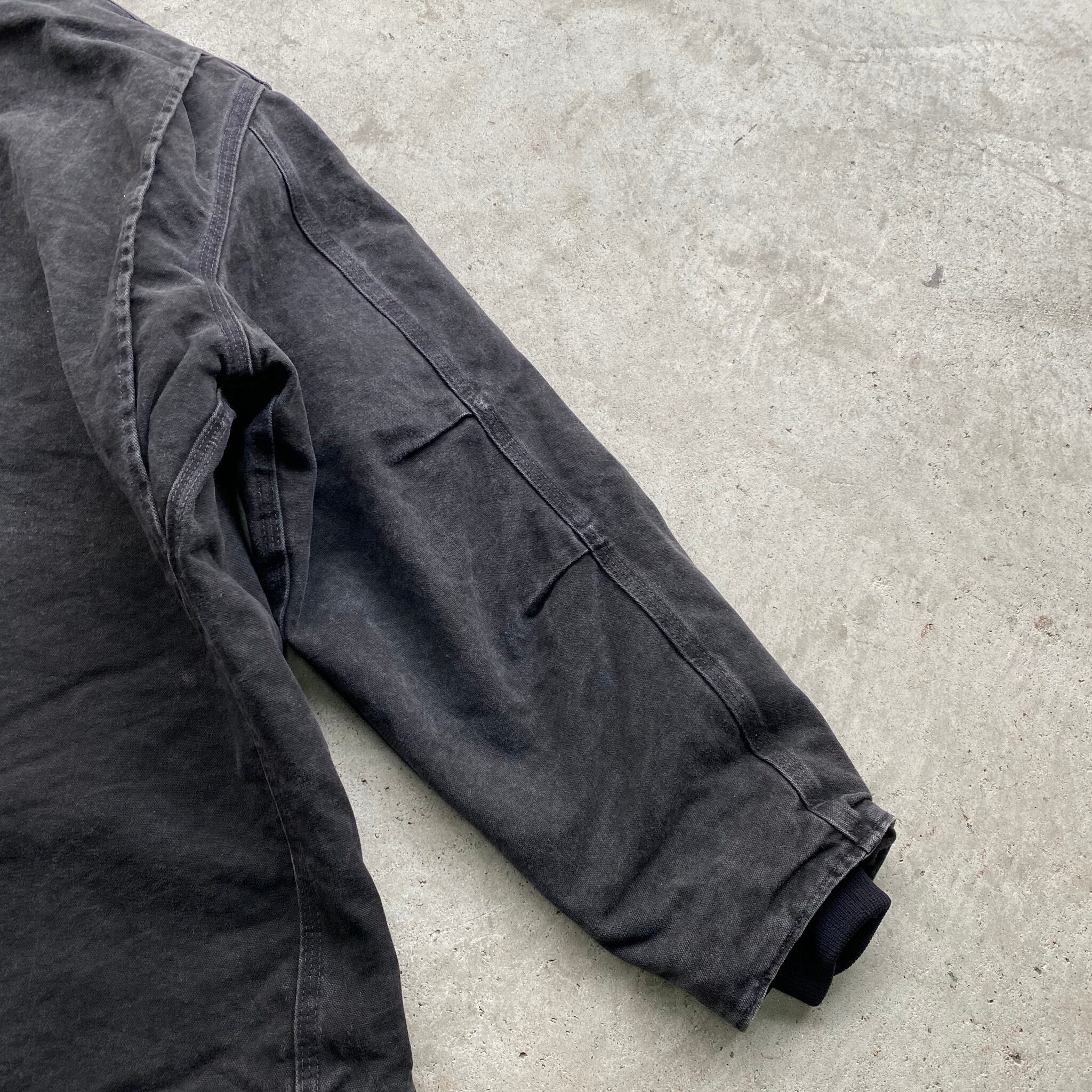 90s Quiksilver ダッグワークジャケット ボアライナー Carhartt カーハート ダック地 ボアライナー フルスウィングアーム