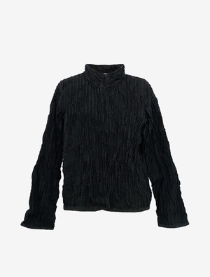 ASHA BY MDS ISSEY MIYAKE アシャ バイ エムディーエス イッセイミヤケ フリルタックプリーツ  シャツ