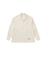 【#Re:room】WAFFLE OPEN COLLAR SHIRTS［RES124］