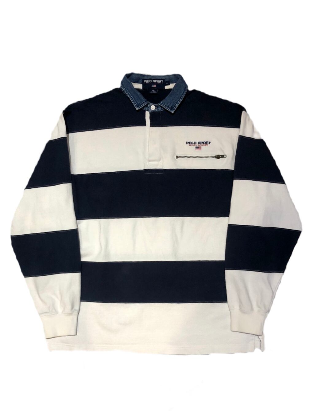 1990s "POLO SPORT" Rugger Shirt