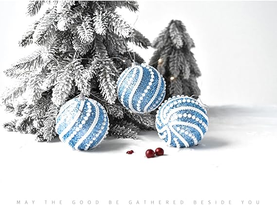 クリスマスツリー飾り 綺麗 クリスマスボール6個セットで カラーボール