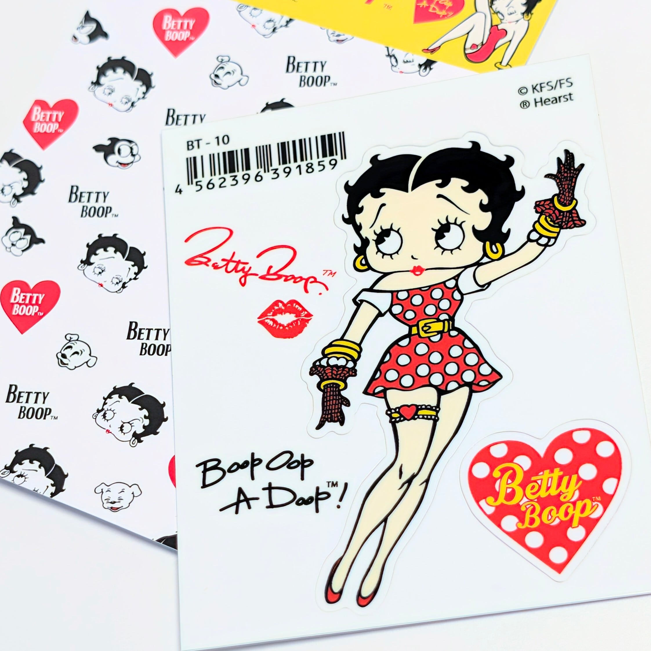 ✨️みんなメロメロ♡✨️送料無料!【 Betty Boop(ベティブープ) 】 STICKER(ステッカー)/ シール / ベティちゃん 〚アメリカン雑貨 アメトイ〛